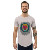 Leo Men's Curved Hem T-Shirt | Zodiac Series 11 - Beyond T-shirts